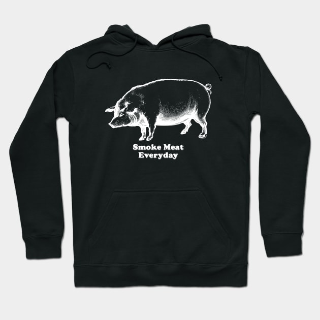 Smoke Meat Everyday (Pork) [Rx-TP] Hoodie by Roufxis